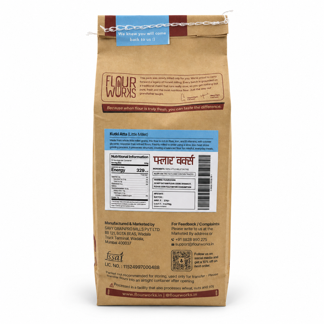 Kutki Atta / Little Millet Flour