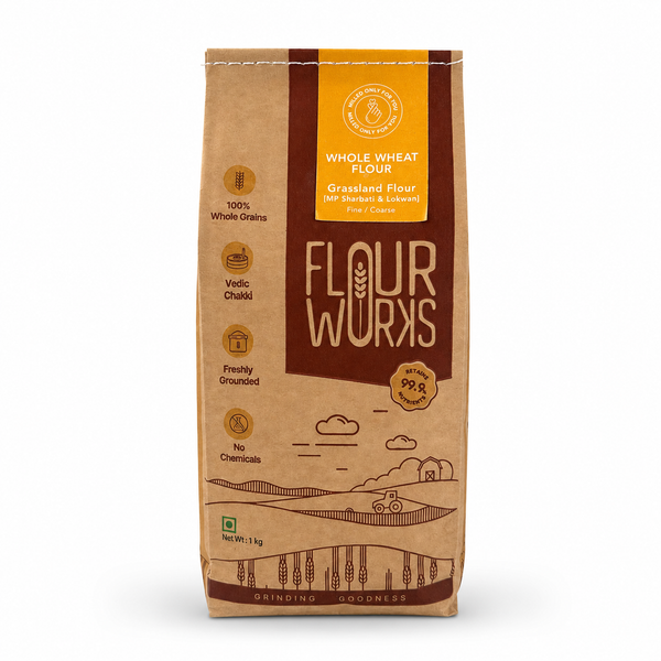 Grassland - MP Sehori Sharbati & Lokwan Whole Wheat Flour